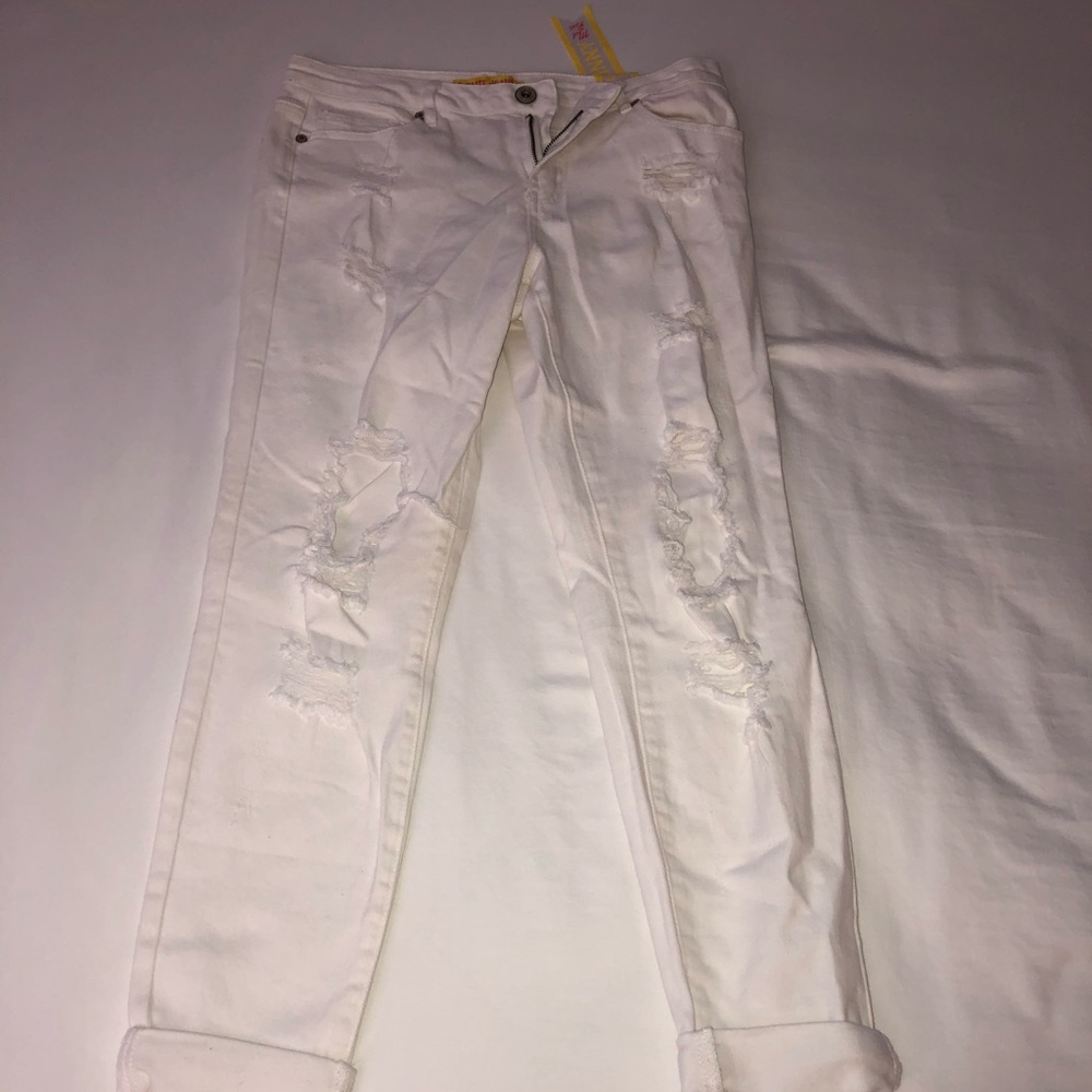 White jeans